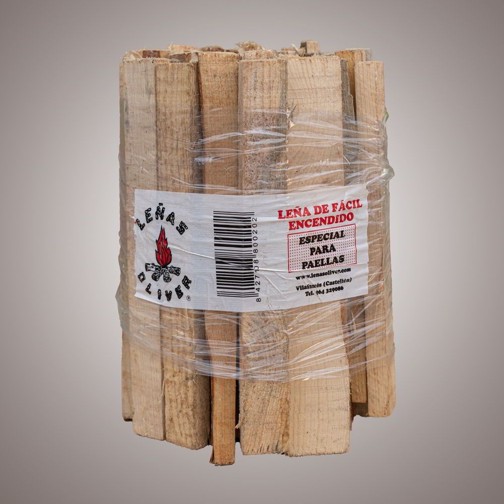 Paquete de leña de fácil encendido