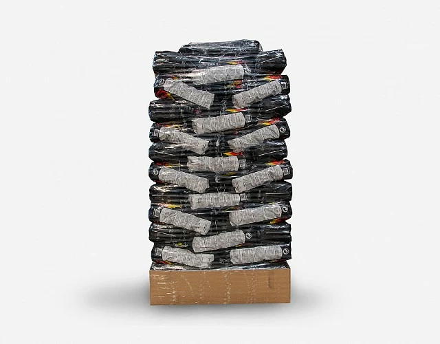 Briquettes de charbon 5 kg. Palette avec sacs en vrac (640 kg)