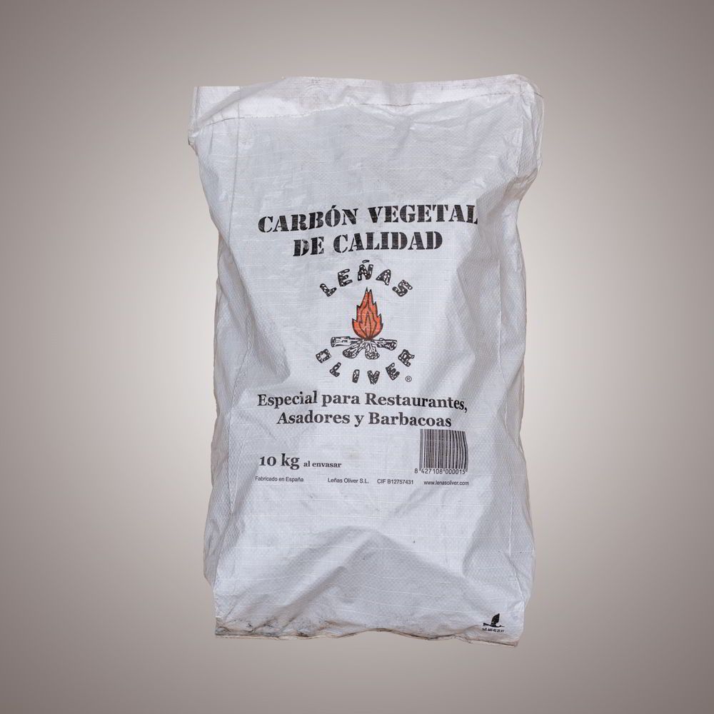 Carbón vegetal de calidad para barbacoa 10 Kg