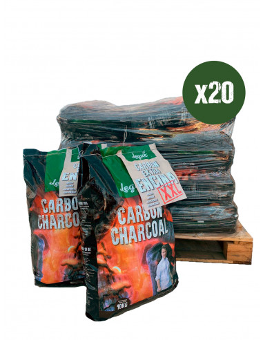 20 X CARBÓN DE ENCINA XXL 10KG